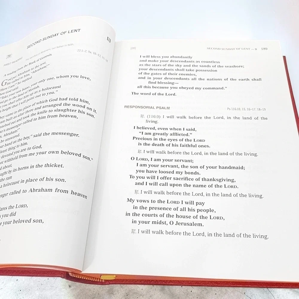 VTG 1998 Catholic Lectionary Mass Vol I Sundays Solemnities Red Gold Ritual Book